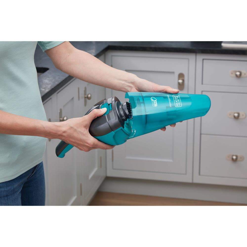 Black and Decker DUSTBUSTER QuickClean Wet/Dry Handheld Vacuum Turquoise - Ascmtools