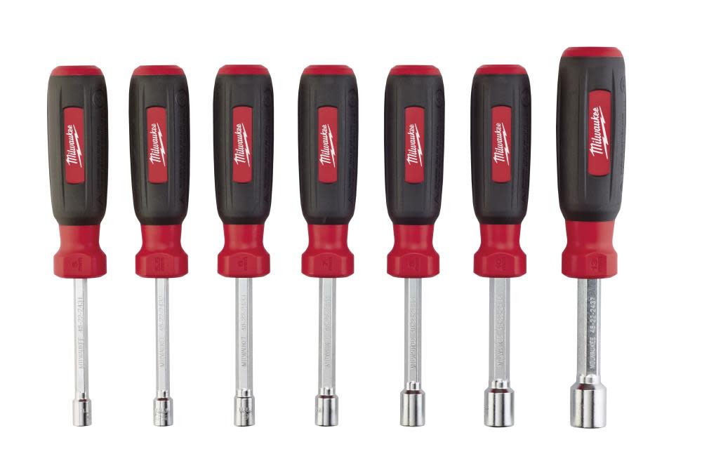 Milwaukee 7 pc. Hollow Shaft Metric Nut Driver Set - Ascmtools