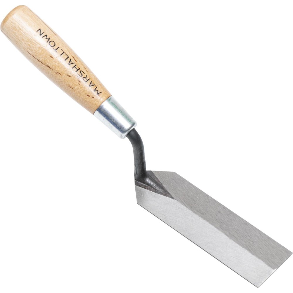 Marshalltown Margin Trowel Wood Handle 5″ x 1.5″ - Ascmtools