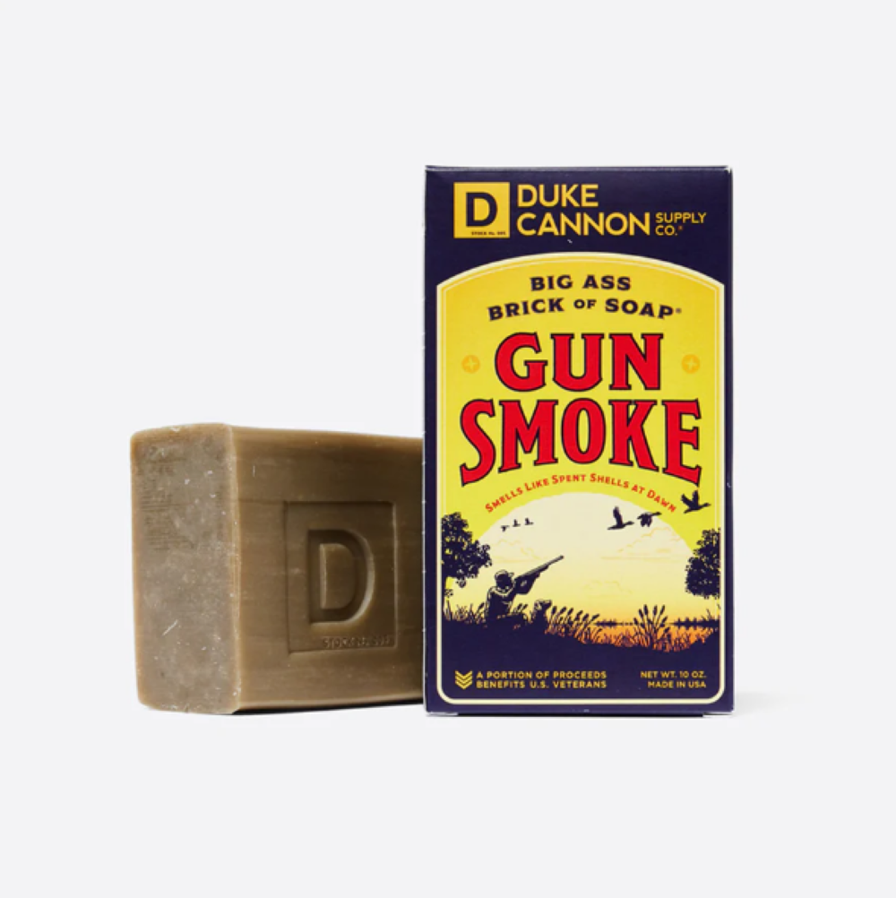 Duke Cannon 10oz BRICK OF SOAP Gun Smoke - Ascmtools