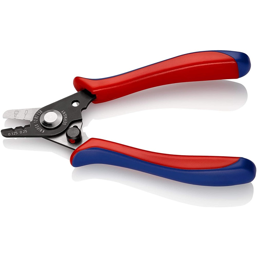 Knipex Burnished Wire Stripper For Fiber Optics 130mm - Ascmtools