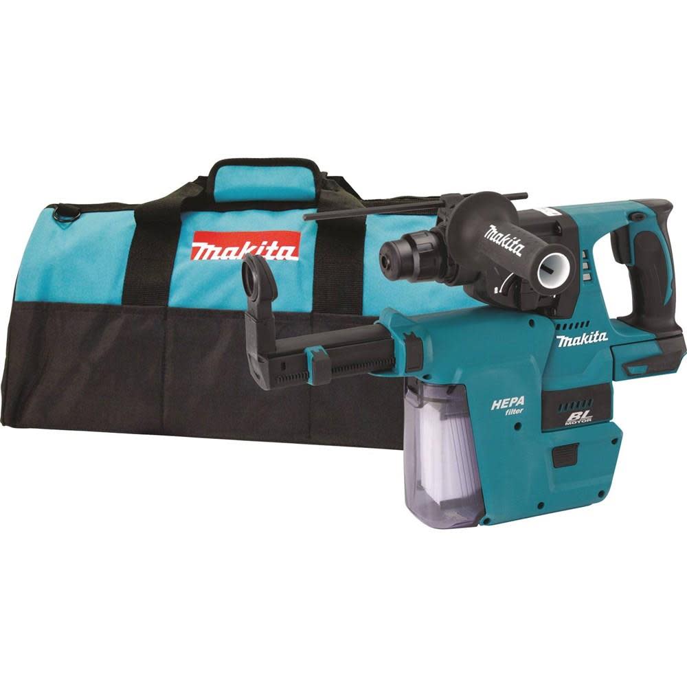 Makita 18V LXT 1″ Rotary Hammer with HEPA Vacuum Attachment Bare Tool - Ascmtools