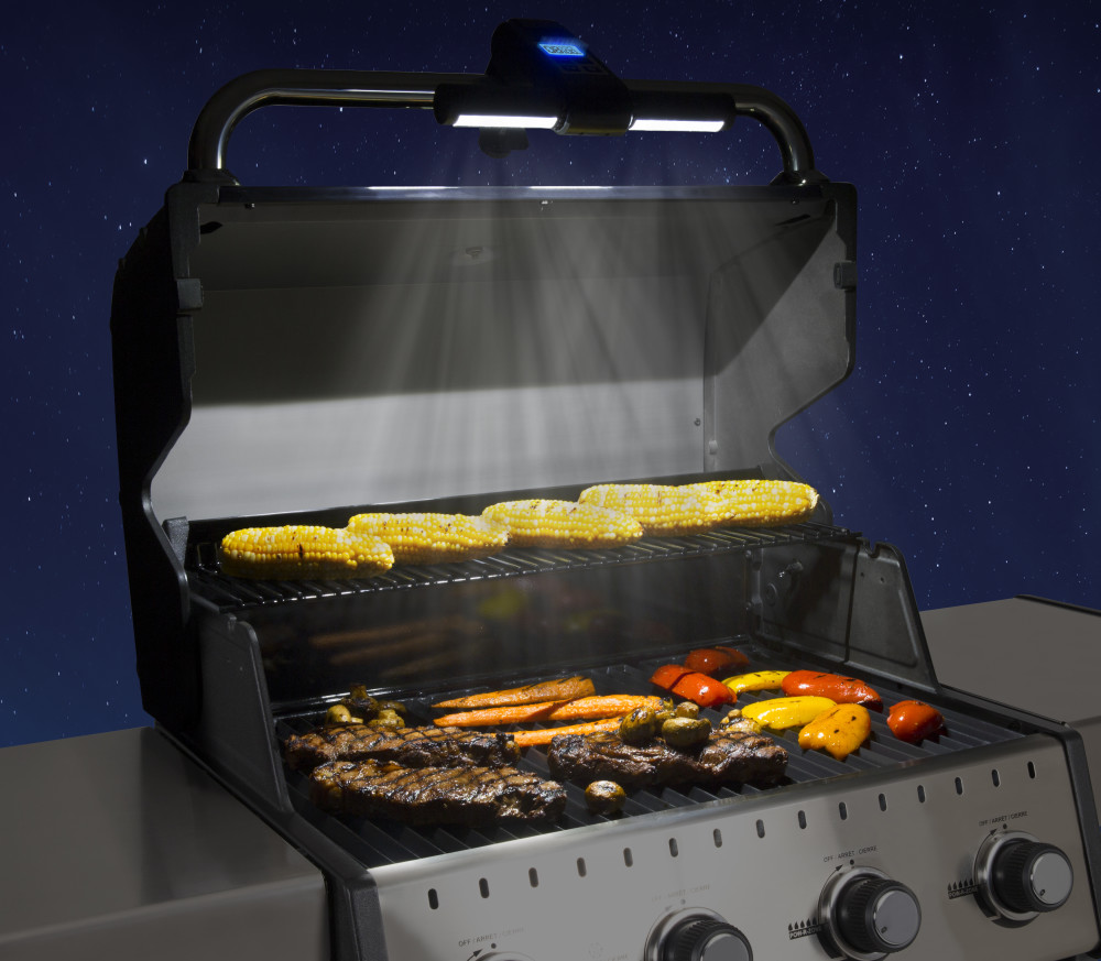 Broil King Deluxe Grill Light and Timer with 2 COB Light Strips - Ascmtools