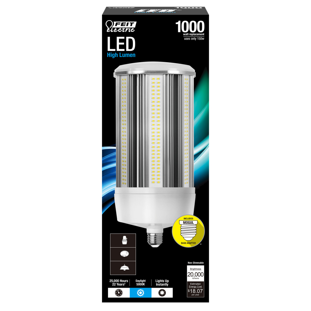 Feit Electric 1000W 20000 Lumens LED Yard Light Bulb 1pk - Ascmtools