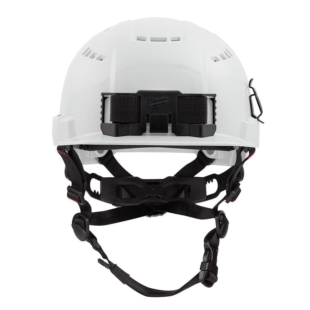 Milwaukee White Front Brim Vented Helmet with BOLT Class C - Ascmtools