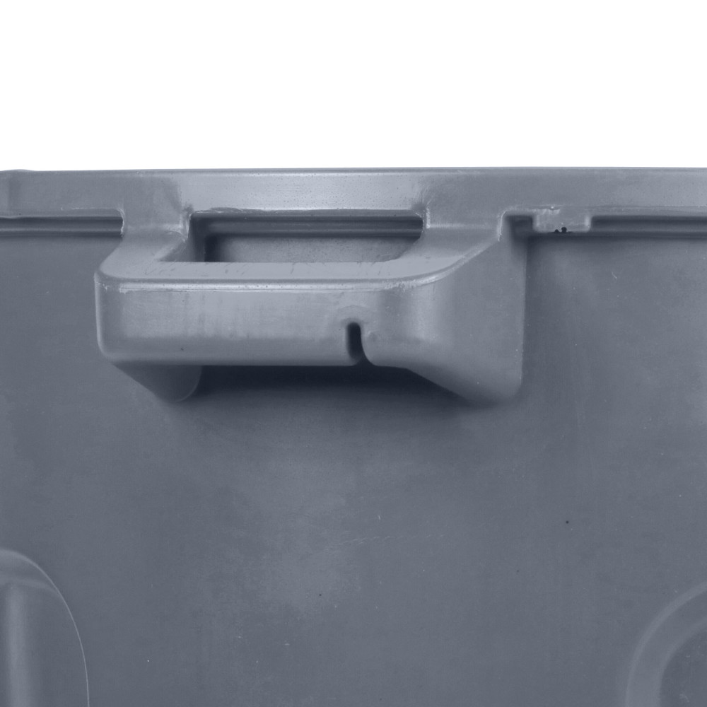 Toter 44 Gallon Round Trash Can with Lift Handle Dark Gray Granite - Ascmtools