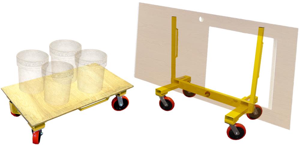 Telpro 4000 Lb. Capacity Drywall/Material Cart - Ascmtools