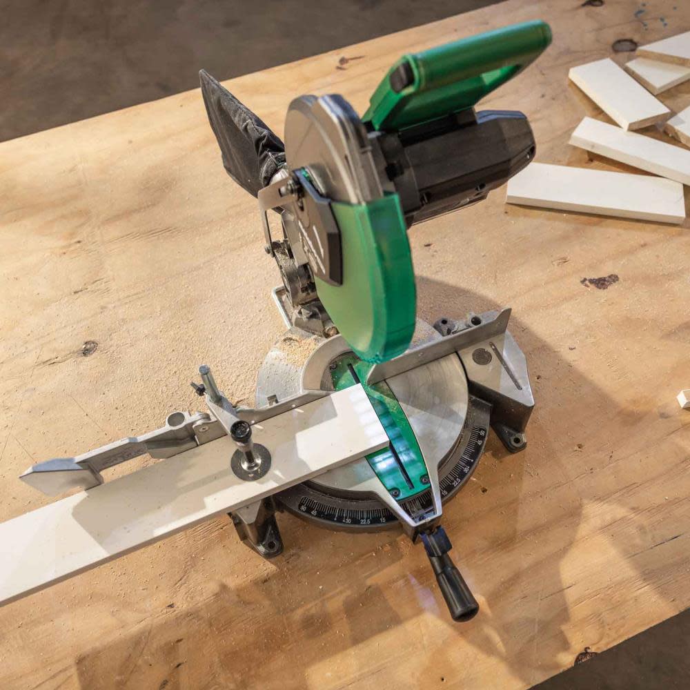 Metabo HPT 18V MultiVolt Cordless 10 Inch Single Bevel Miter Saw - Ascmtools