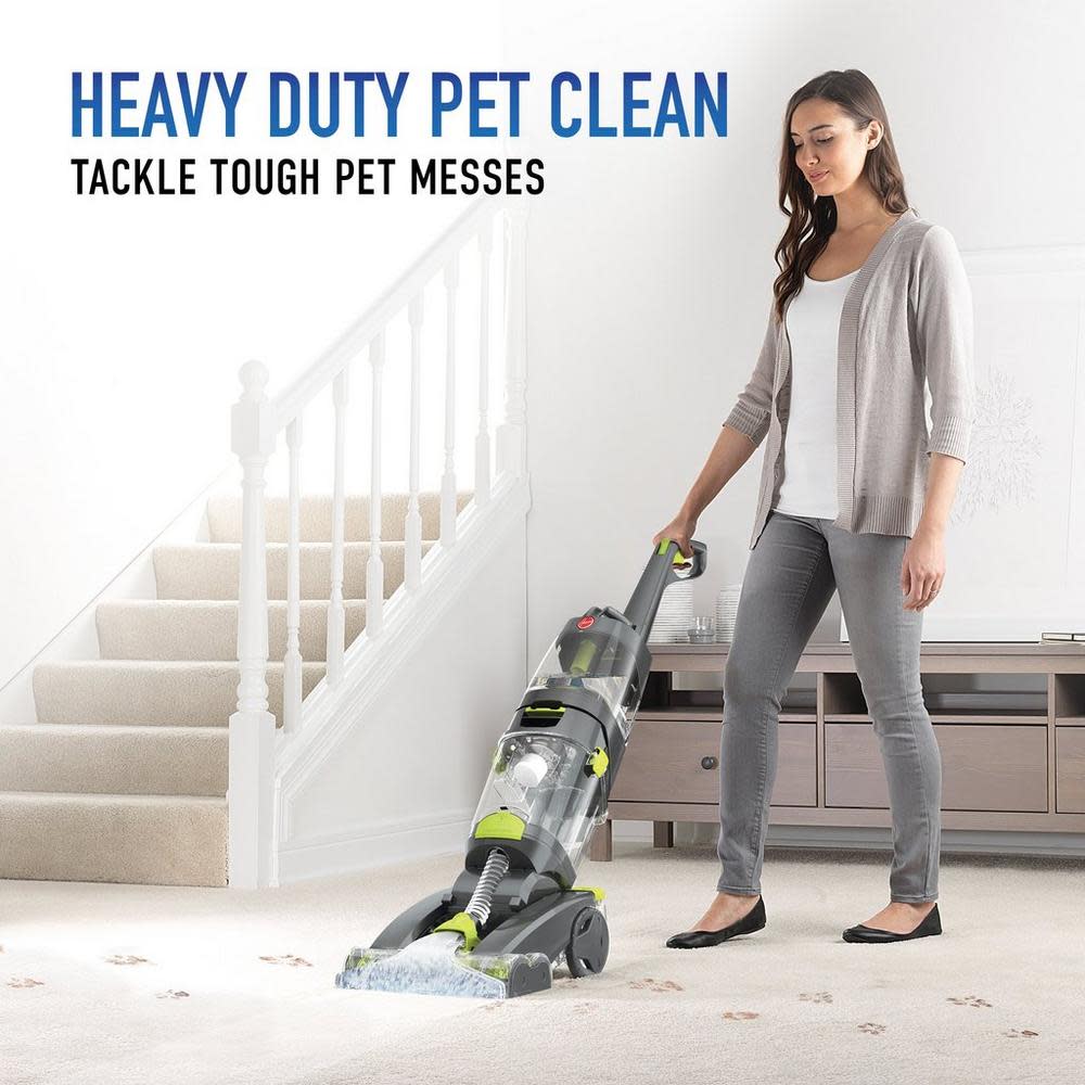 Hoover Residential Vacuum Residential Pro Clean Gray Pet Carpet Cleaner - Ascmtools