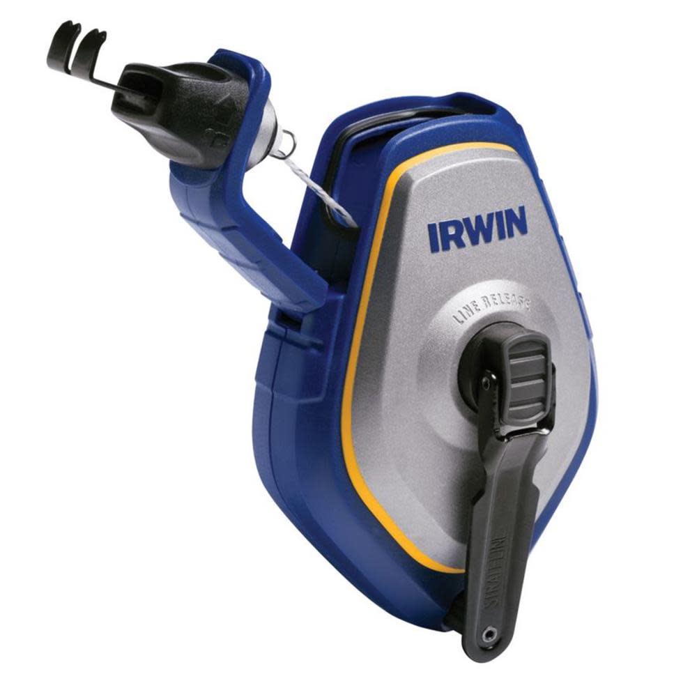 Irwin Spindel Pro Chalk Reel with Blue Chalk - Ascmtools