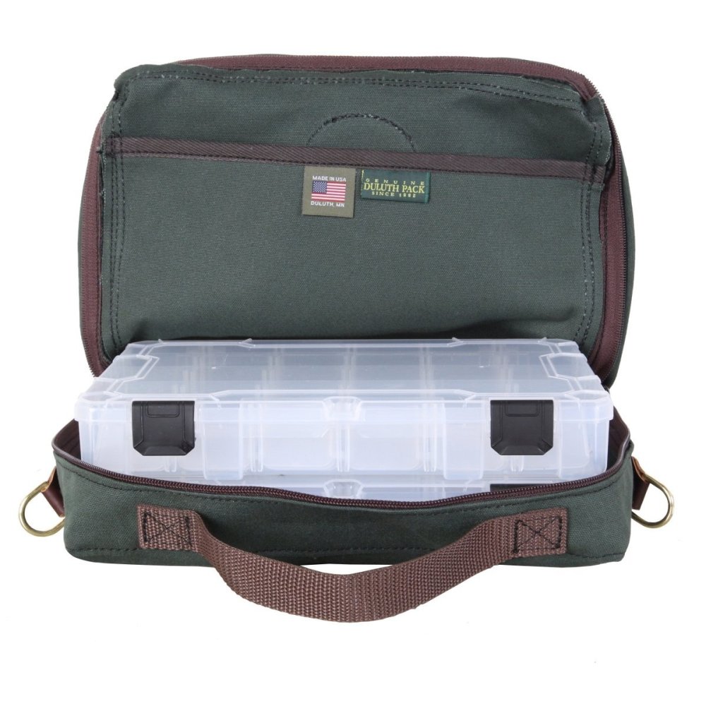 Duluth Pack 7 Liter Capacity Olive Drab Mini Tackle Box - Ascmtools
