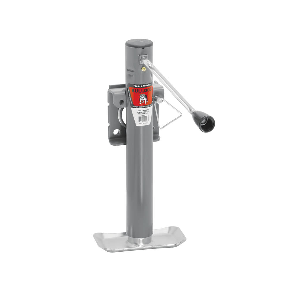 Reese Bulldog 10″ SWS 151 DS 2000 lbs Side Wind Round Trailer Jack - Ascmtools
