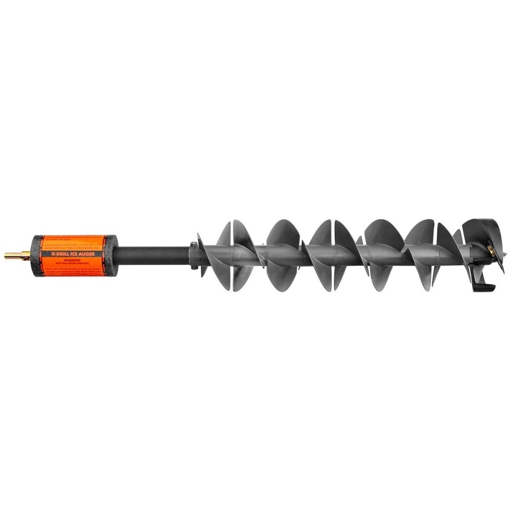 K-Drill 8.5″ Ice Auger with Flex 24V 1/2″ 2 Speed Drill Driver With Turbo Mode Kit - Ascmtools
