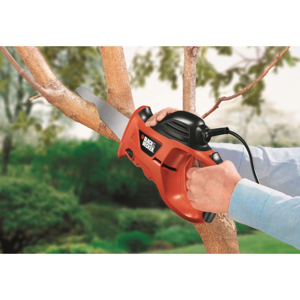 Black and Decker Powered Handsaw with Storage Bag - Ascmtools