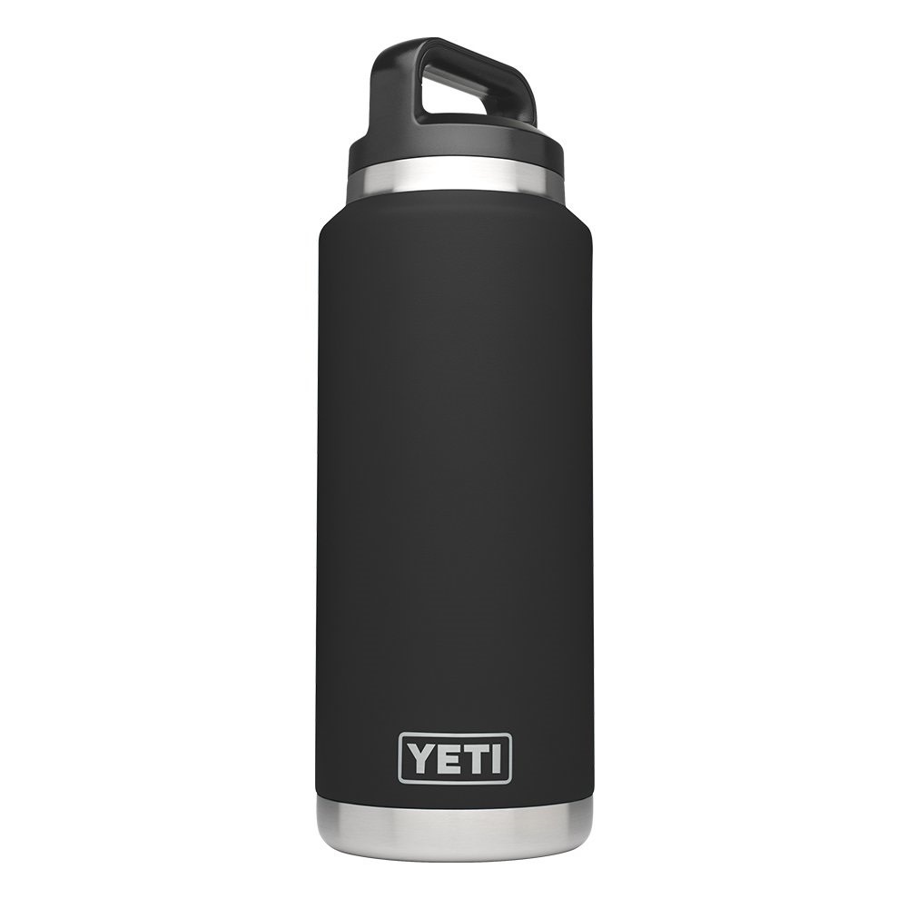 Yeti 36oz Rambler Bottle with Bottle Chug Cap – Black - Ascmtools