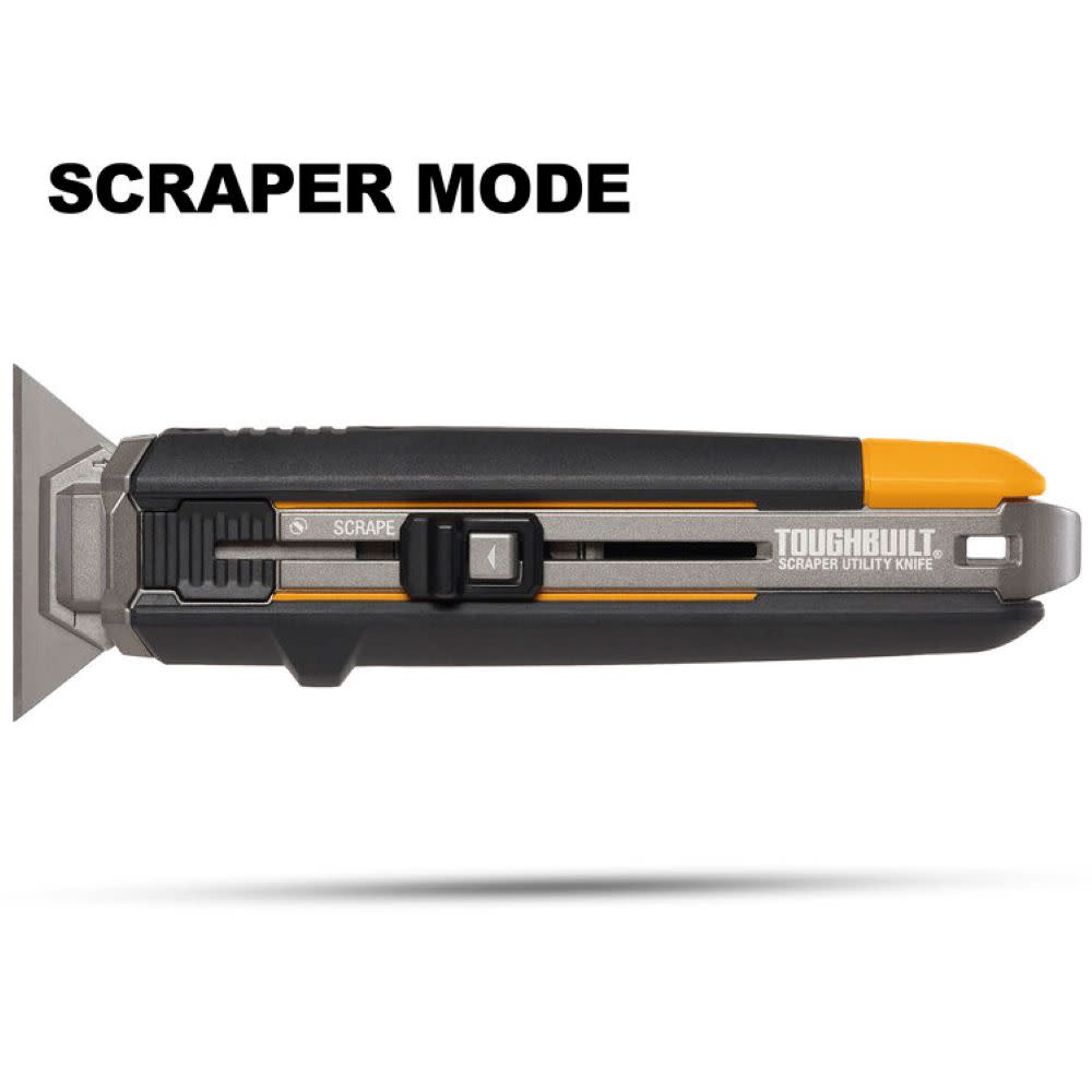 Toughbuilt Scraper Utility Knife with 5 Blades - Ascmtools