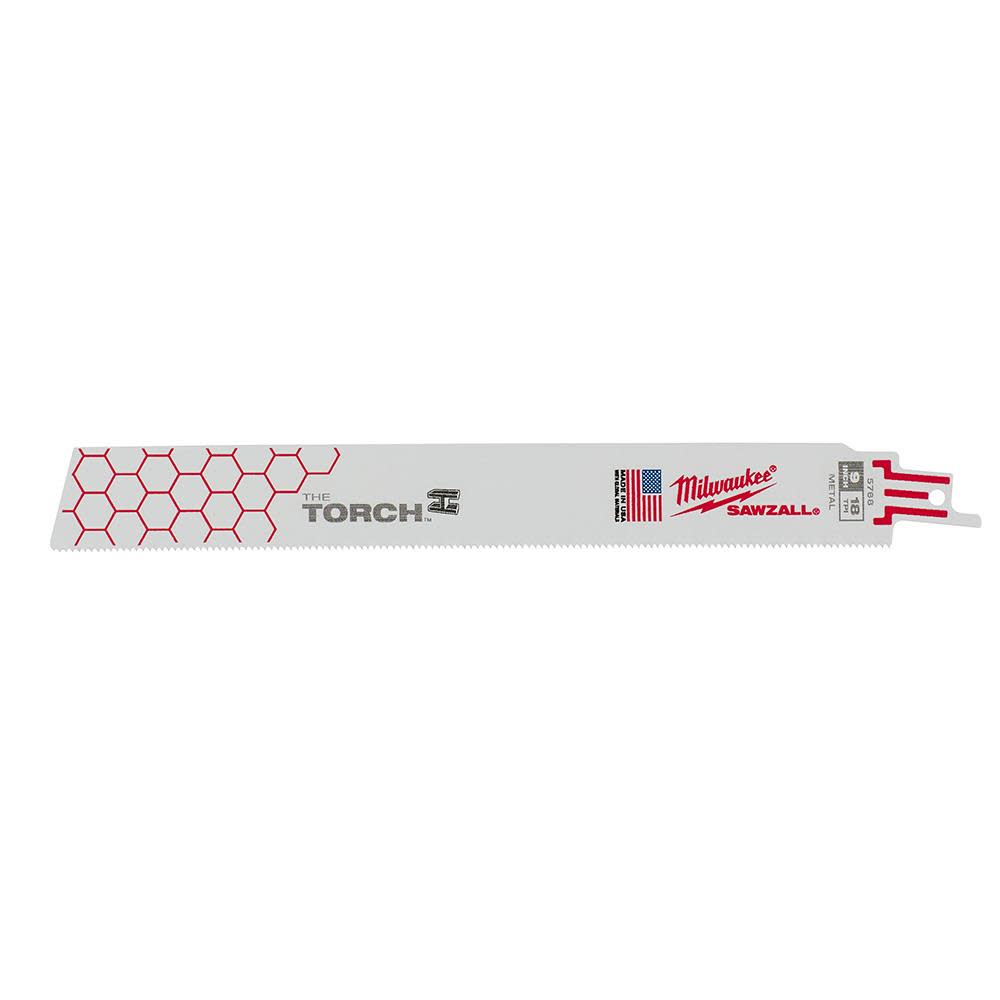 Milwaukee 9 in. 18 TPI THE TORCH SAWZALL Blade 25PK - Ascmtools