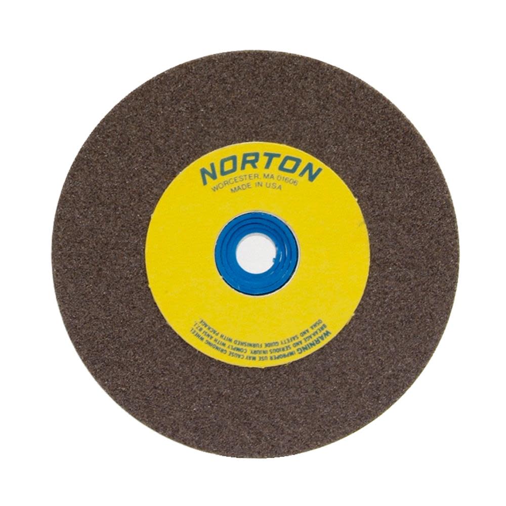 Norton 6 x 3/4 x 1 In. Gemini A/O Bench/Pedestal Whl Type 01 Straight Fine 100/120 Grit - Ascmtools