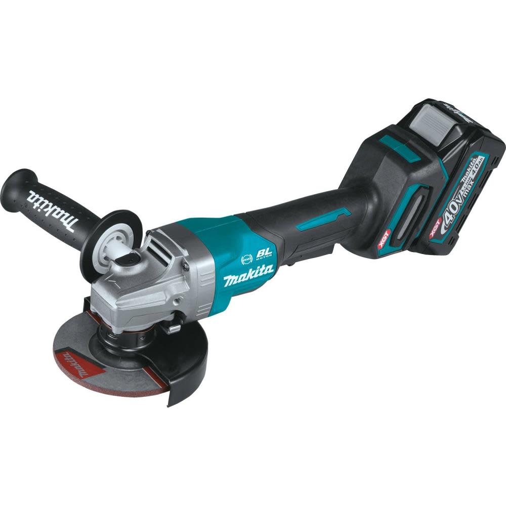Makita XGT 40V max Paddle Switch Angle Grinder Kit 4 1/2 / 5″ - Ascmtools