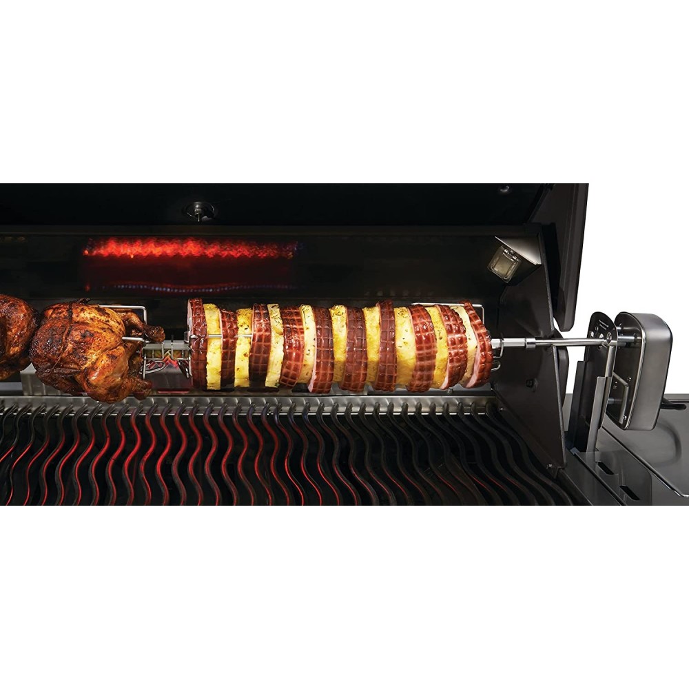 Napoleon Rotisserie Kit for Large Grill Commercial Grade Motor - Ascmtools