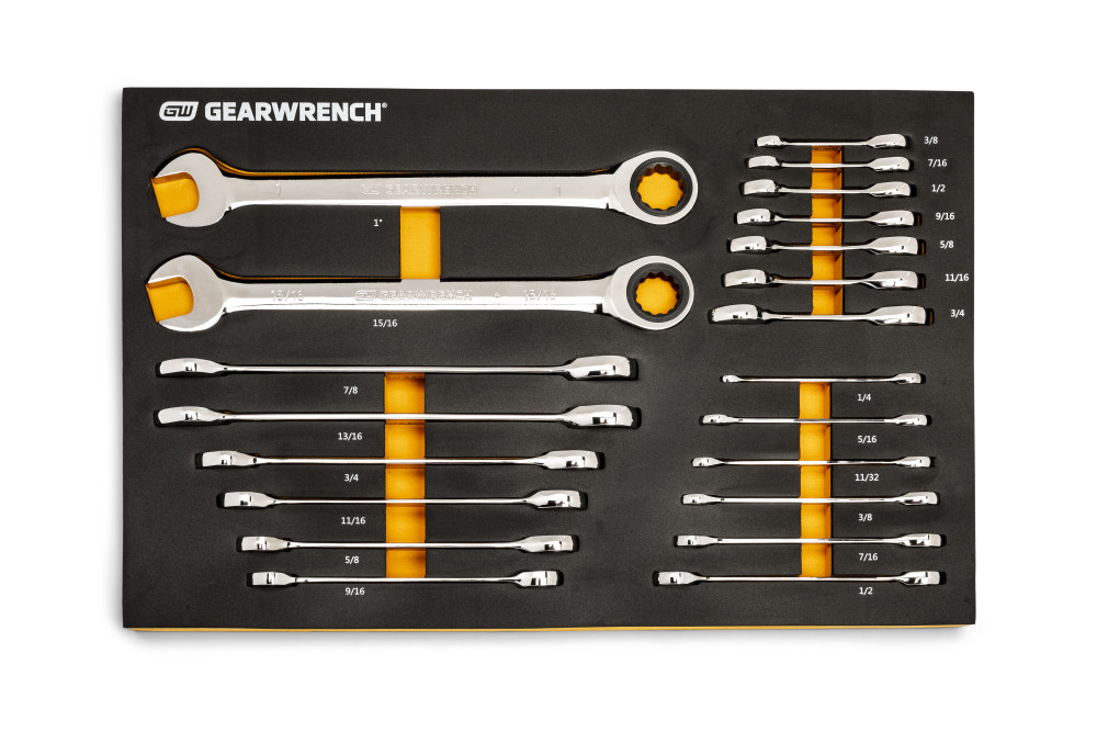 GEARWRENCH SAE Wrench Set 21pc - Ascmtools