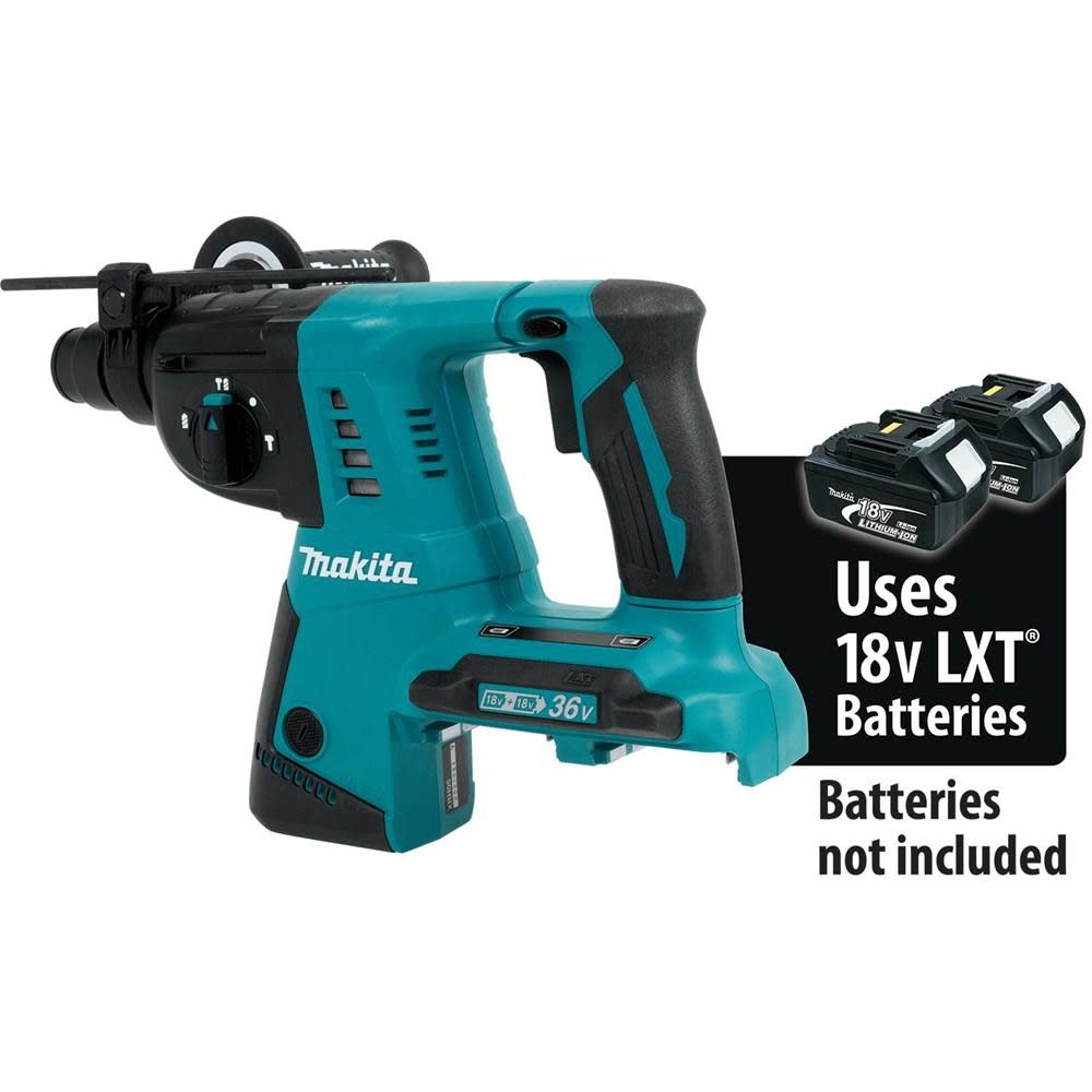 Makita 18V X2 LXT Lithium-Ion (36V) Cordless 1 in. Rotary Hammer (Tool Only) - Ascmtools