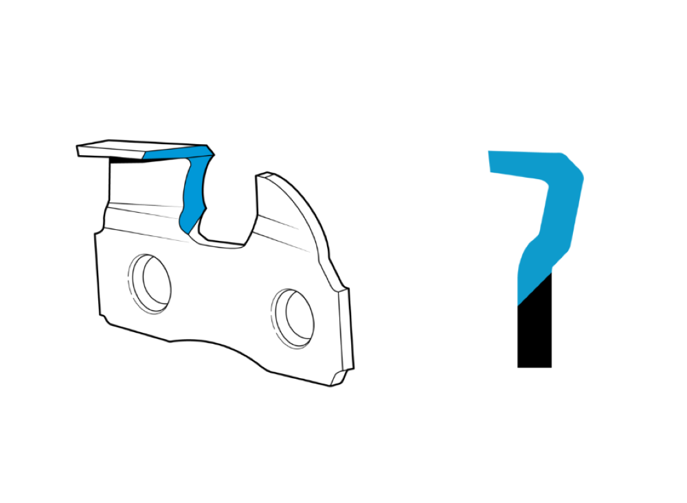 Oregon AdvanceCut Saw Chain .043″ Gauge 3/8″ Pitch - Ascmtools