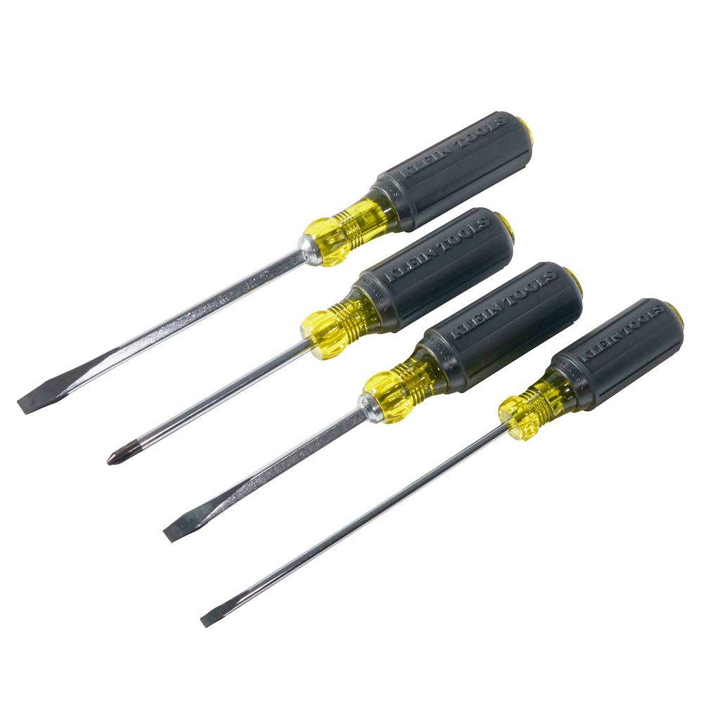 Klein Tools Cushion-Grip Screwdriver Set 4 Pc - Ascmtools