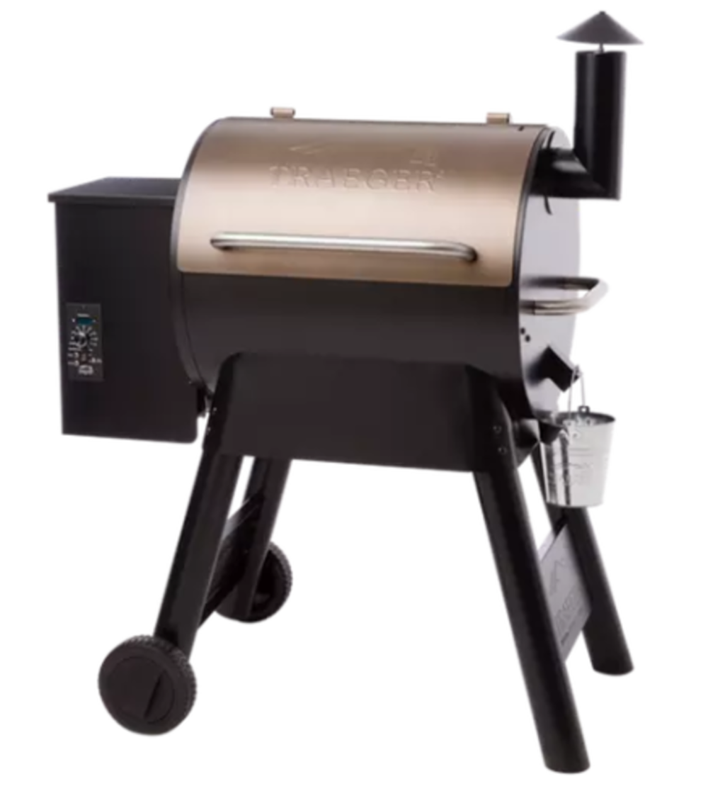 Traeger PRO 22 Bronze Wood Pellet Grill with Digital Controller - Ascmtools