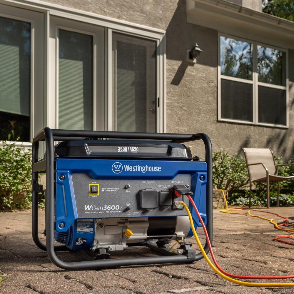 Westinghouse Outdoor Power 3600 Running Watt Portable Gas Powered Generator with RV Ready TT-30R 30 Amp Receptacle - Ascmtools