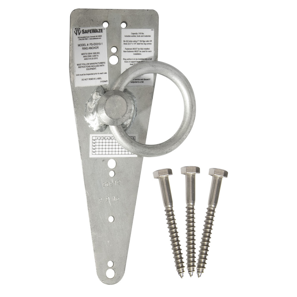 Safewaze 9″ Forged Steel Ring Anchor - Ascmtools