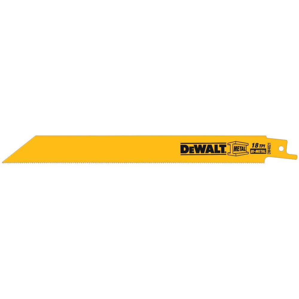 DEWALT 8-in 18TPI Recip Saw Blade – 5 pack - Ascmtools