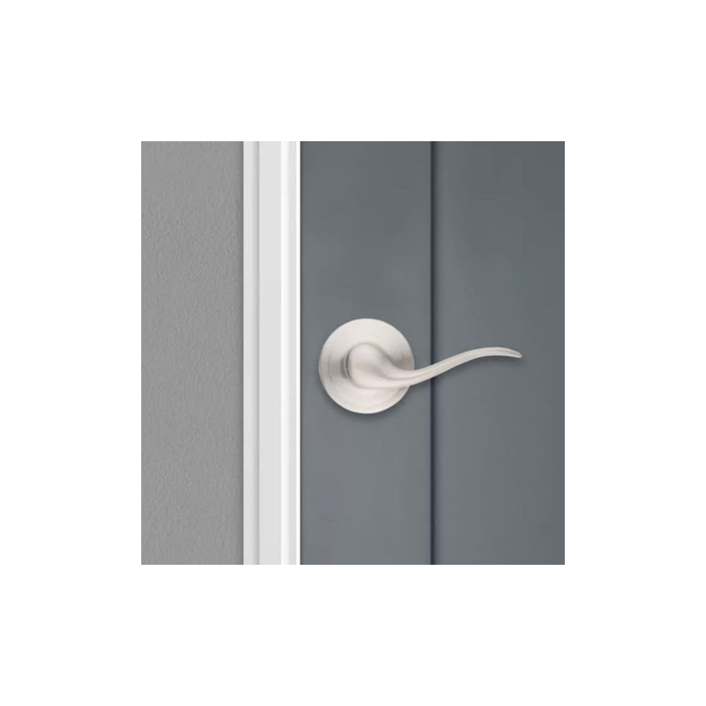 Kwikset Satin Nickel Hall/Closet Tustin Door Lever - Ascmtools