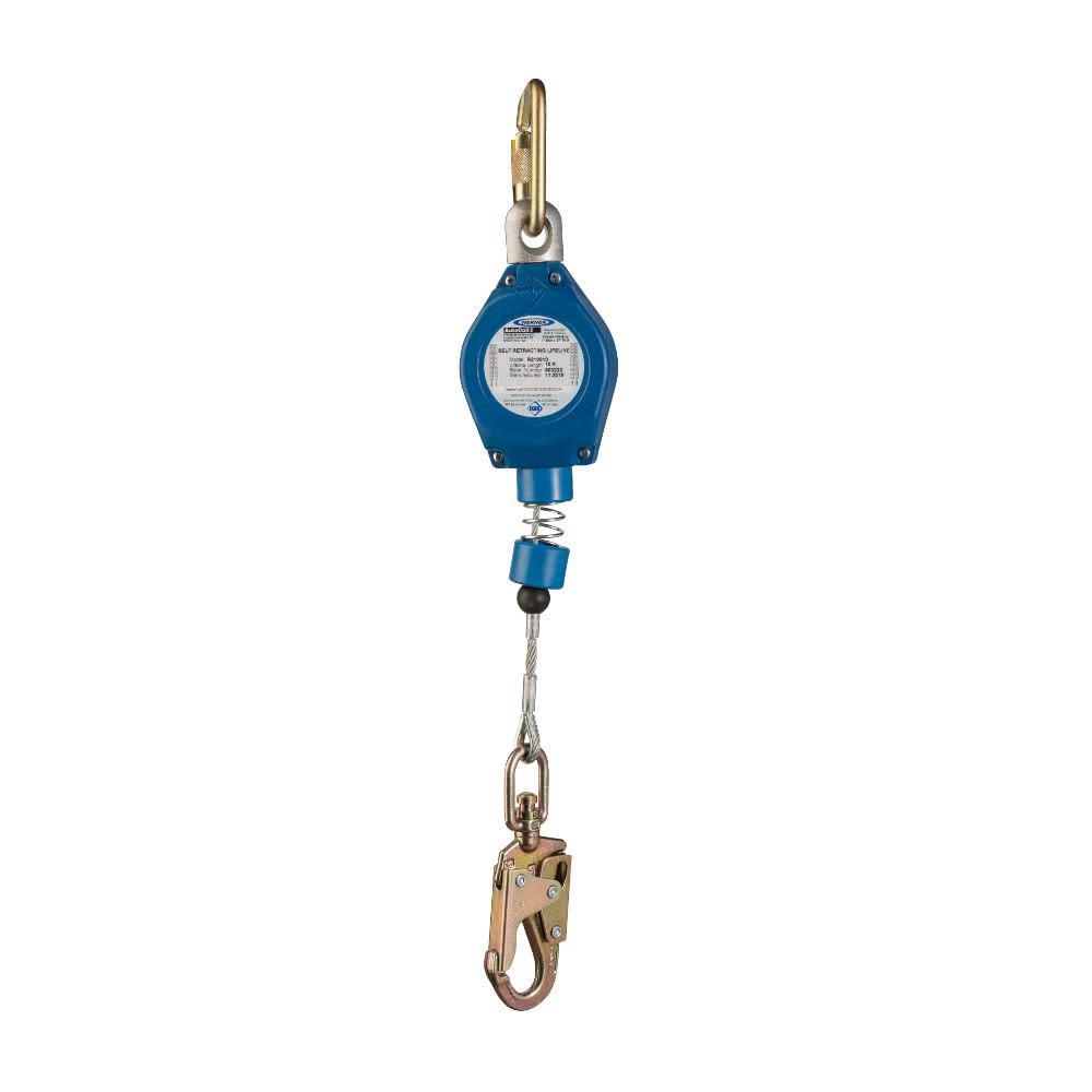 Werner AutoCoil 2 10 Ft. Steel Cable Self-Retracting Lifeline - Ascmtools
