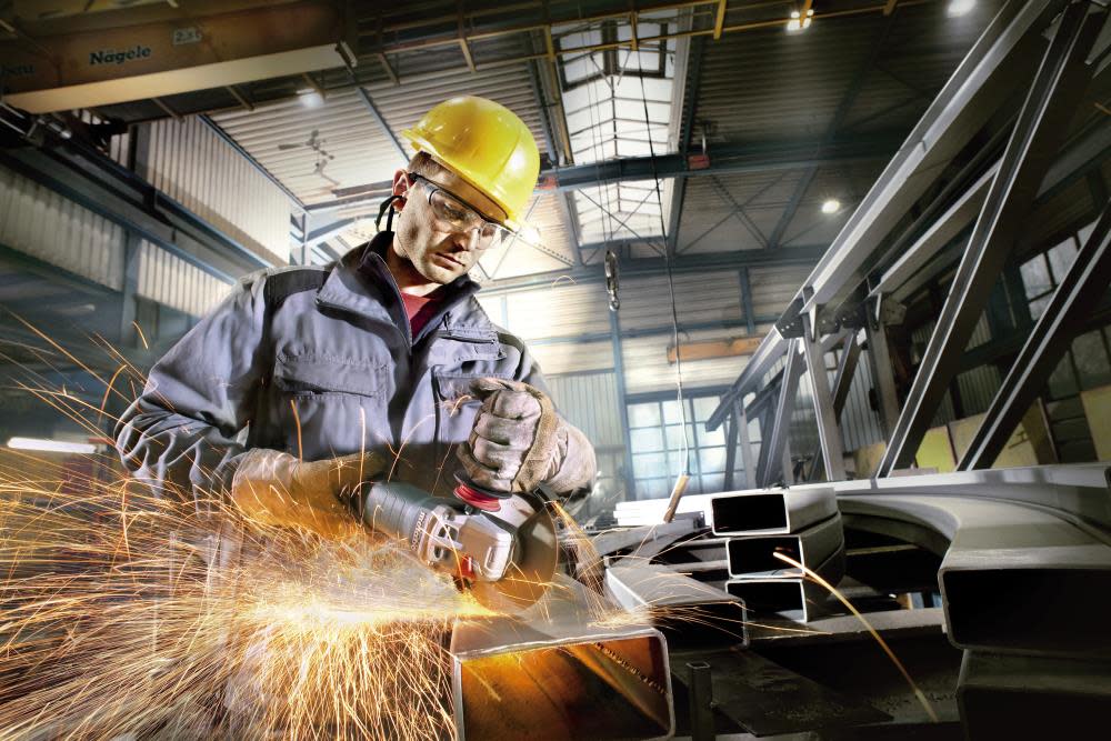 Metabo 6″ Angle Grinder with Electronics Lock-On Sliding Switch - Ascmtools