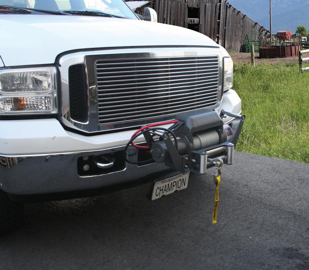 Champion Power Equipment 10000-Lb Truck/SUV Winch Kit with Speed Mount and Remote Control - Ascmtools