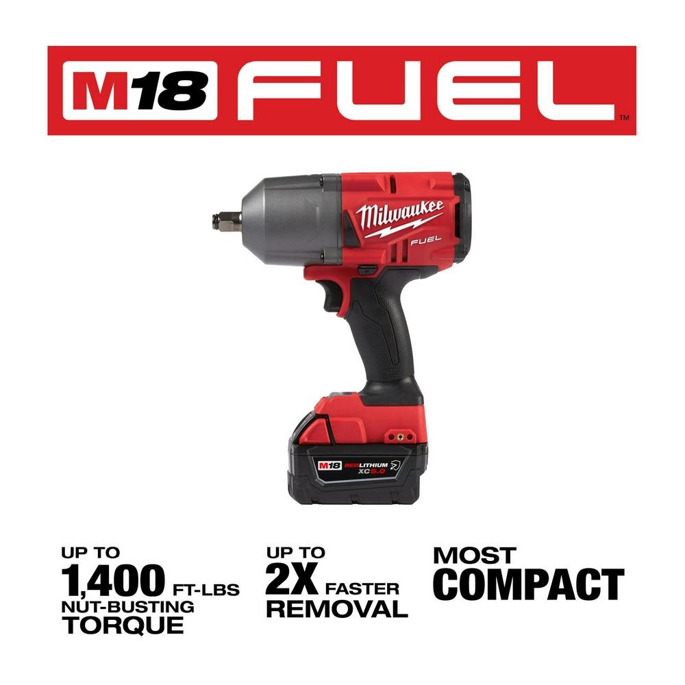 Milwaukee M18 FUEL HTIW with Grease Gun Kit - Ascmtools
