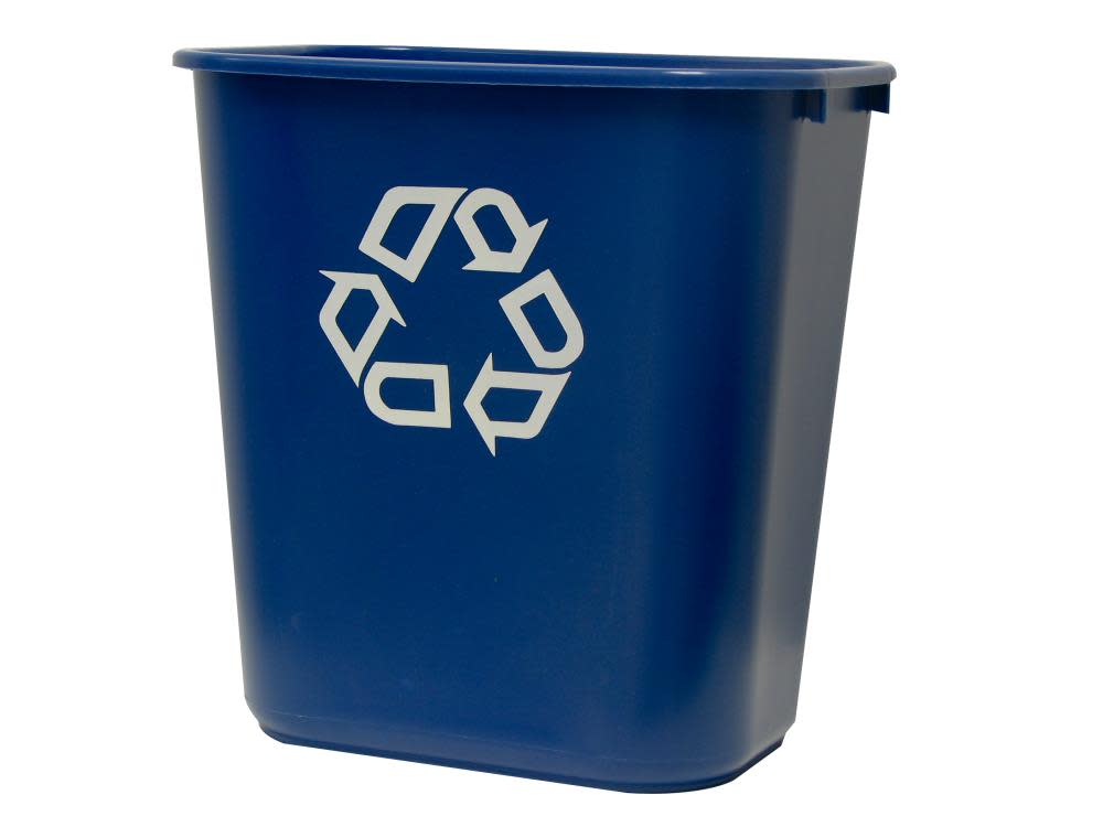 Rubbermaid 28-1/8 qt Desk Side Recycling Container - Ascmtools