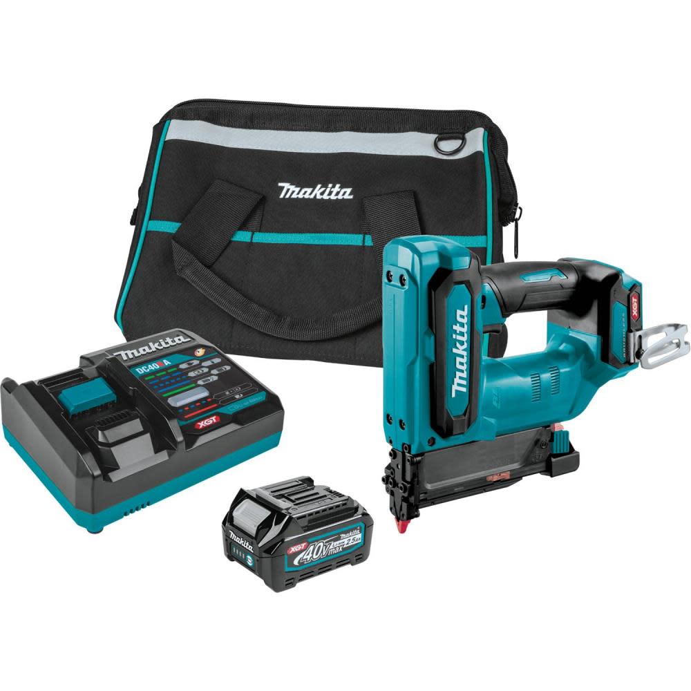 Makita 40V max XGT Pin Nailer Kit Brushless Cordless 23 Gauge 2.5Ah - Ascmtools