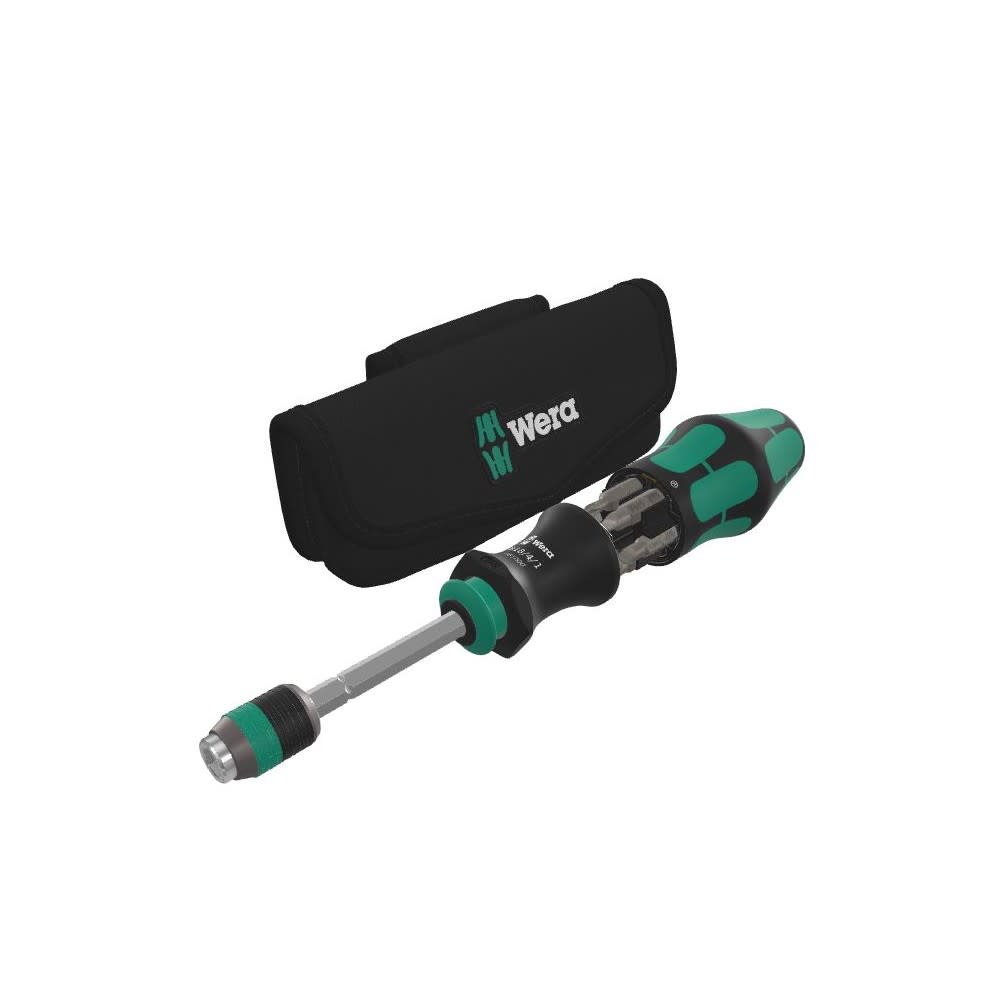 Wera Tools 7pc Kraftform Kompakt 20 Compact Tools with Pouch - Ascmtools