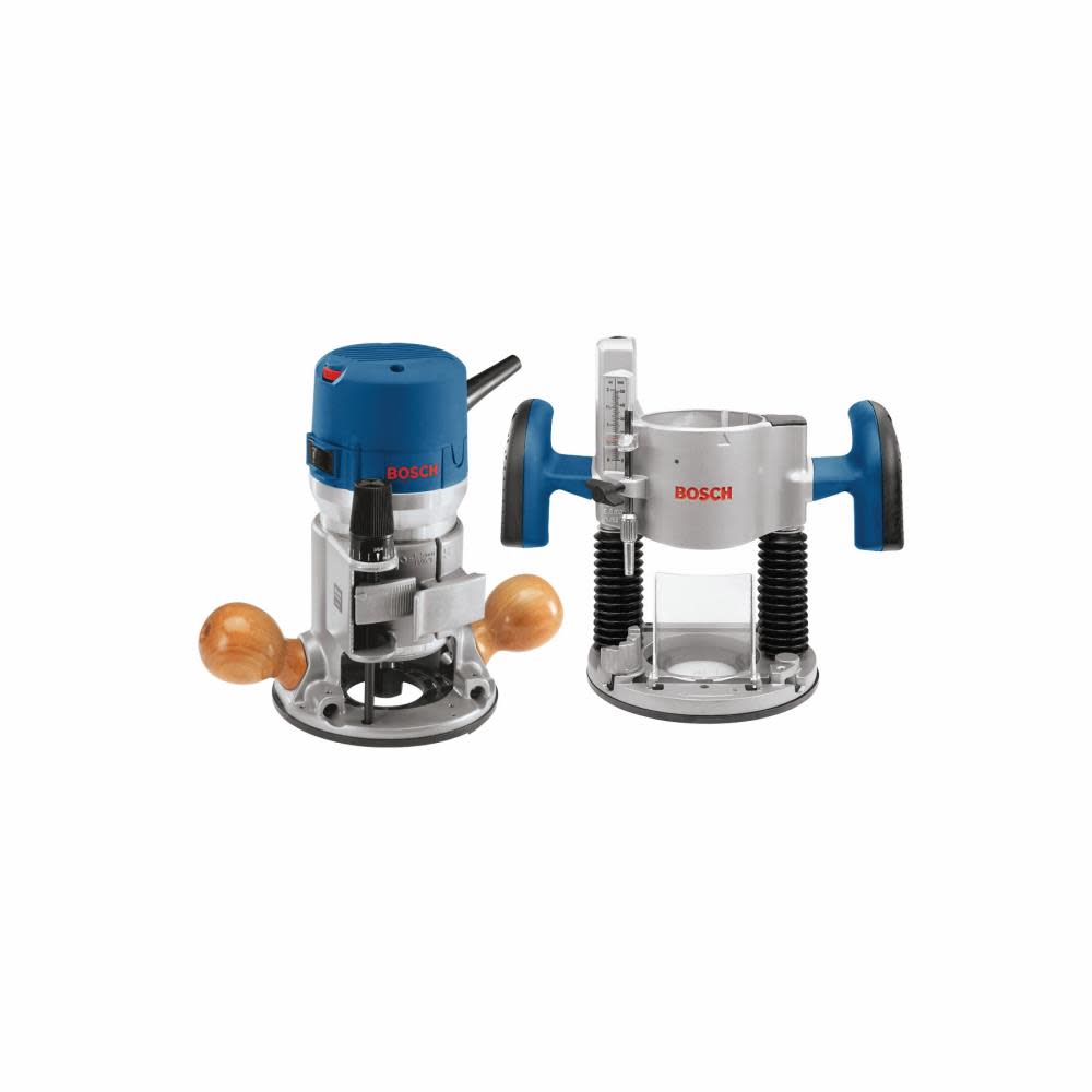 Bosch Reconditioned 2.25 HP Plunge and Fixed-Base Router Kit - Ascmtools