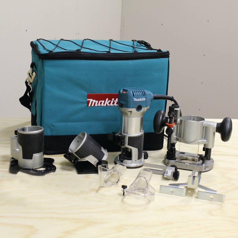 Makita 1-1/4 HP Compact Router Kit - Ascmtools