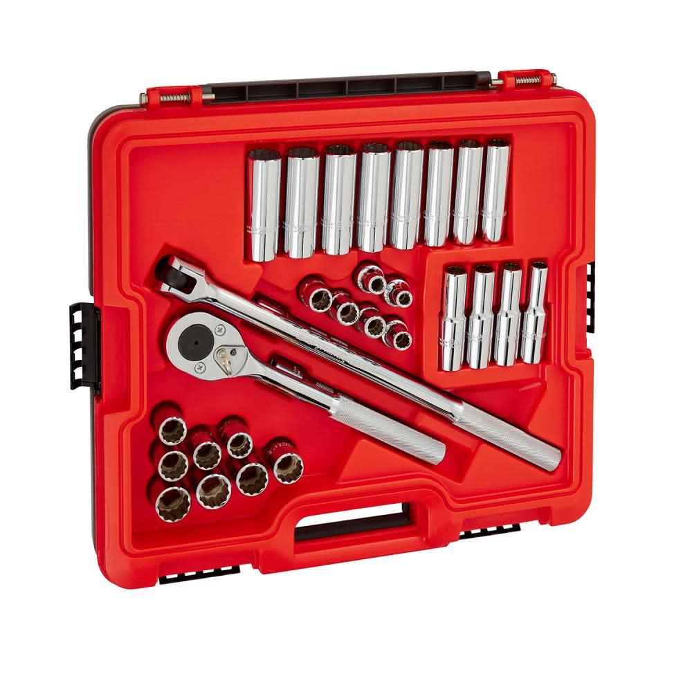 Proto Socket Set 1/2 DR 30pc MM 12pt - Ascmtools