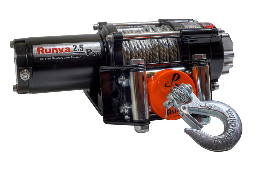 DK2 Runva ATV UTV Winch 12v 2500lb Super Deluxe - Ascmtools