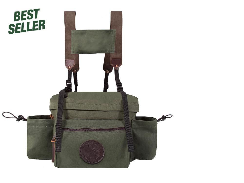 Duluth Pack 12 Liter Capacity Olive Drab Canvas All Day Lumbar Pack - Ascmtools