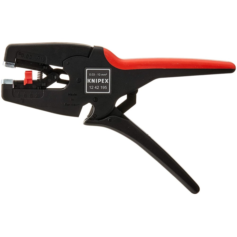 Knipex Automatic Insulation Stripper 195mm 8-32 AWG - Ascmtools