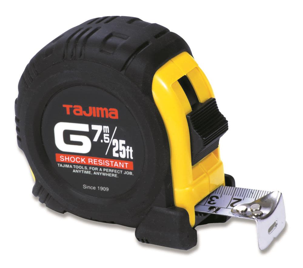 Tajima 25 Ft. Standard and Metric Scale Tape Measure - Ascmtools