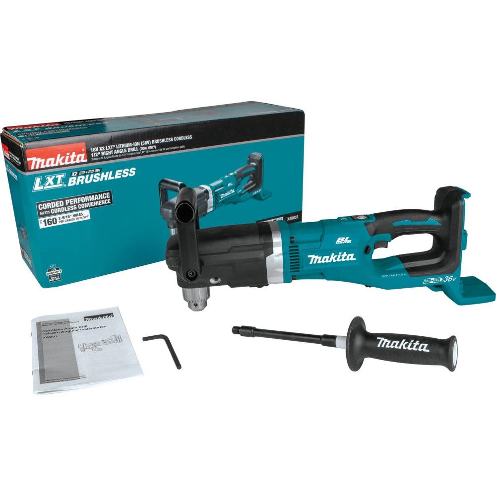 Makita 18V X2 LXT 36V 1/2″ Right Angle Drill Bare Tool - Ascmtools