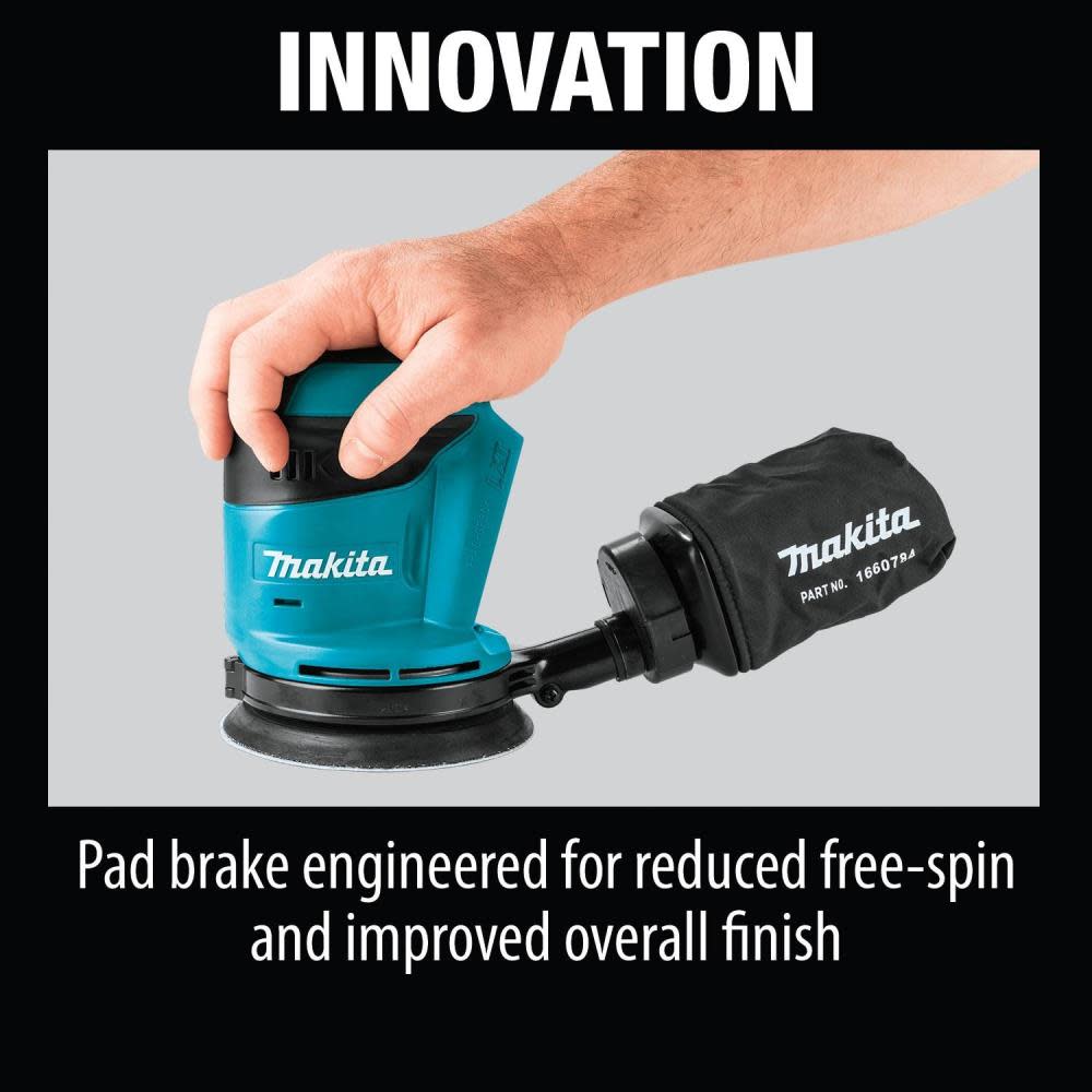 Makita 18V LXT Lithium-Ion Cordless 5 in. Random Orbit Sander (Tool only) - Ascmtools