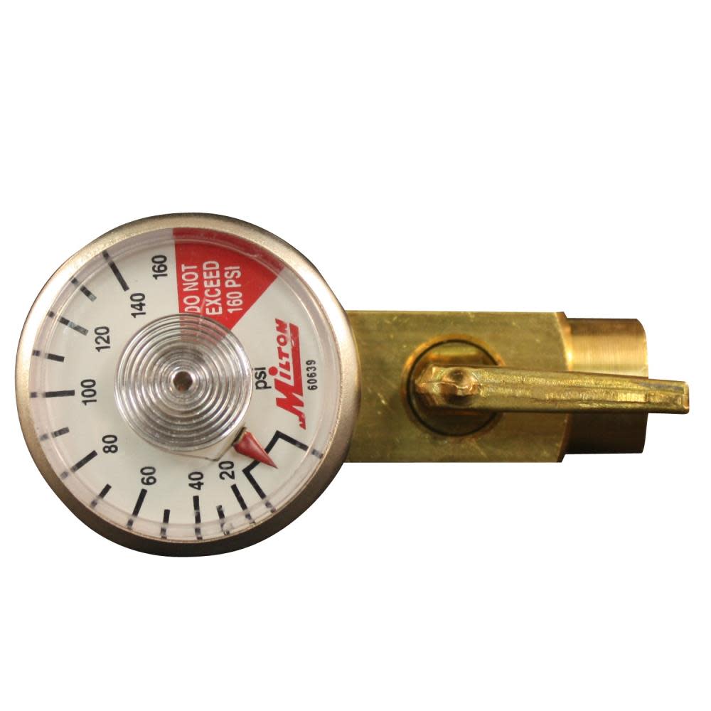 Milton In-Line Regulator with Dial Gage 1/4 In. NPT - Ascmtools